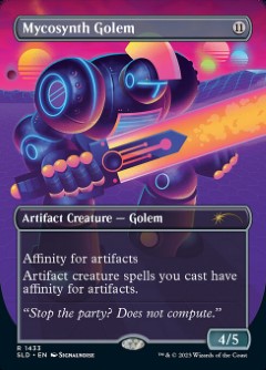 Mycosynth Golem Secret Lair Drop - Mycosynthwave Art